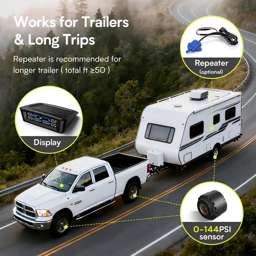 Multi-Wheel Tire Pressure Monitor