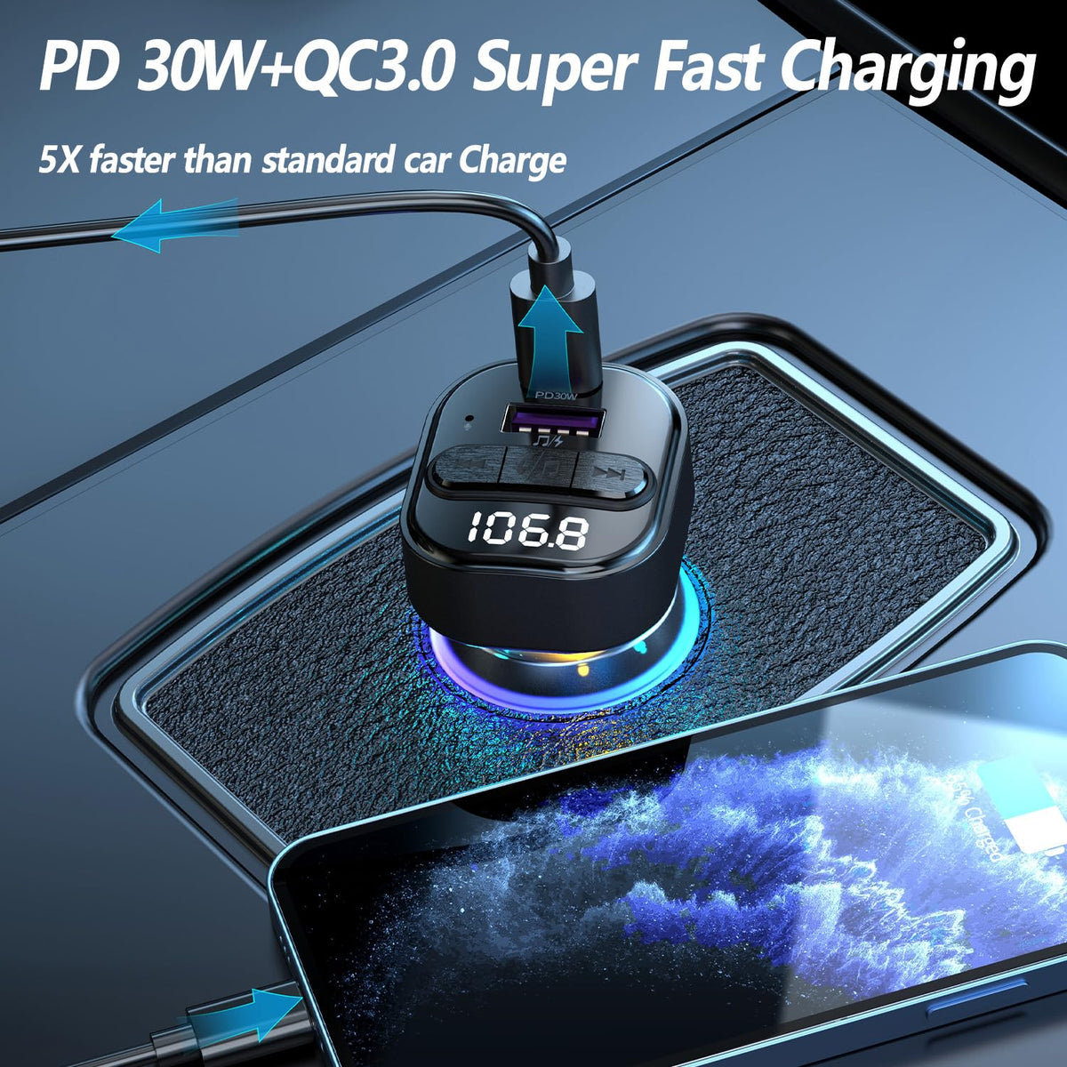 Bluetooth FM Car Transmitter