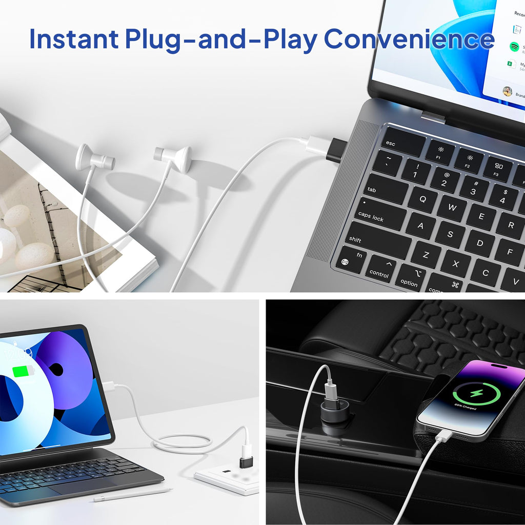 USB-A to USB-C Adapter Set