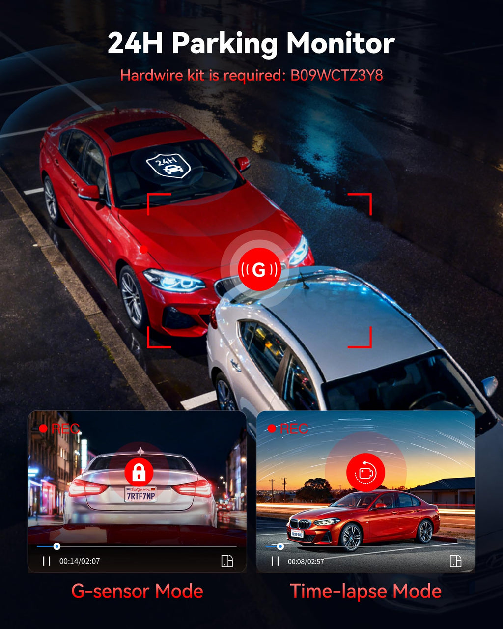 4K Front & Rear Dash Cam