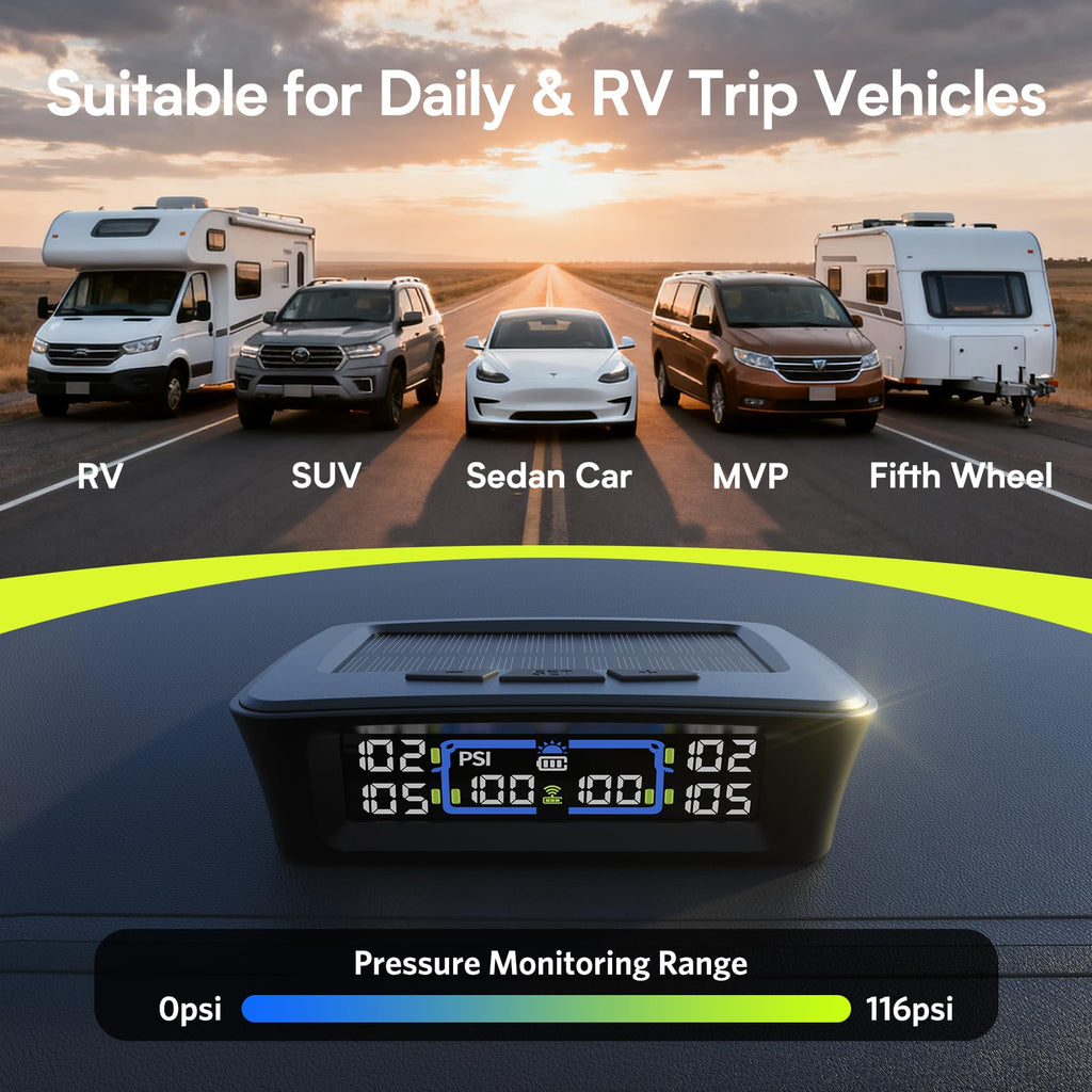 Multi-Wheel Tire Pressure Monitor