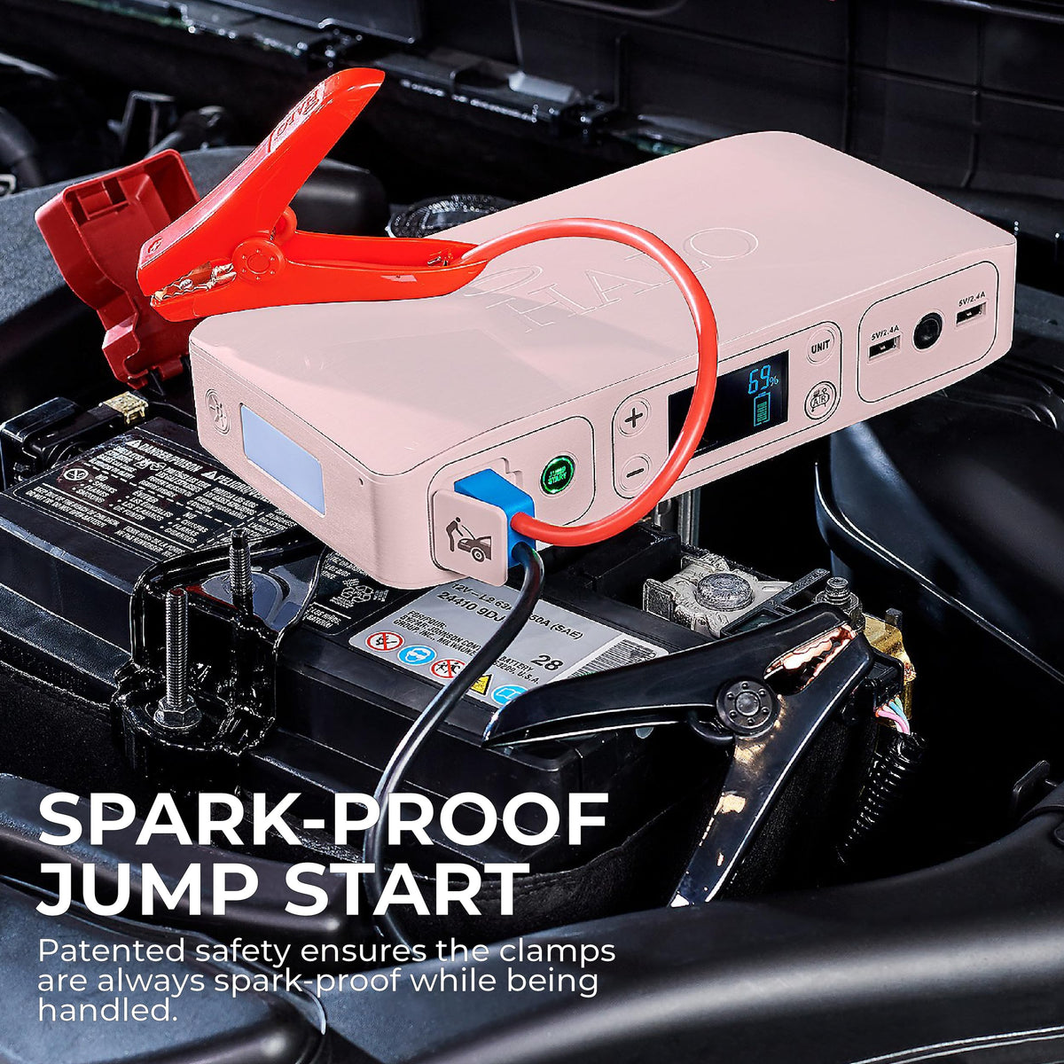 Jump Starter with Air Compressor